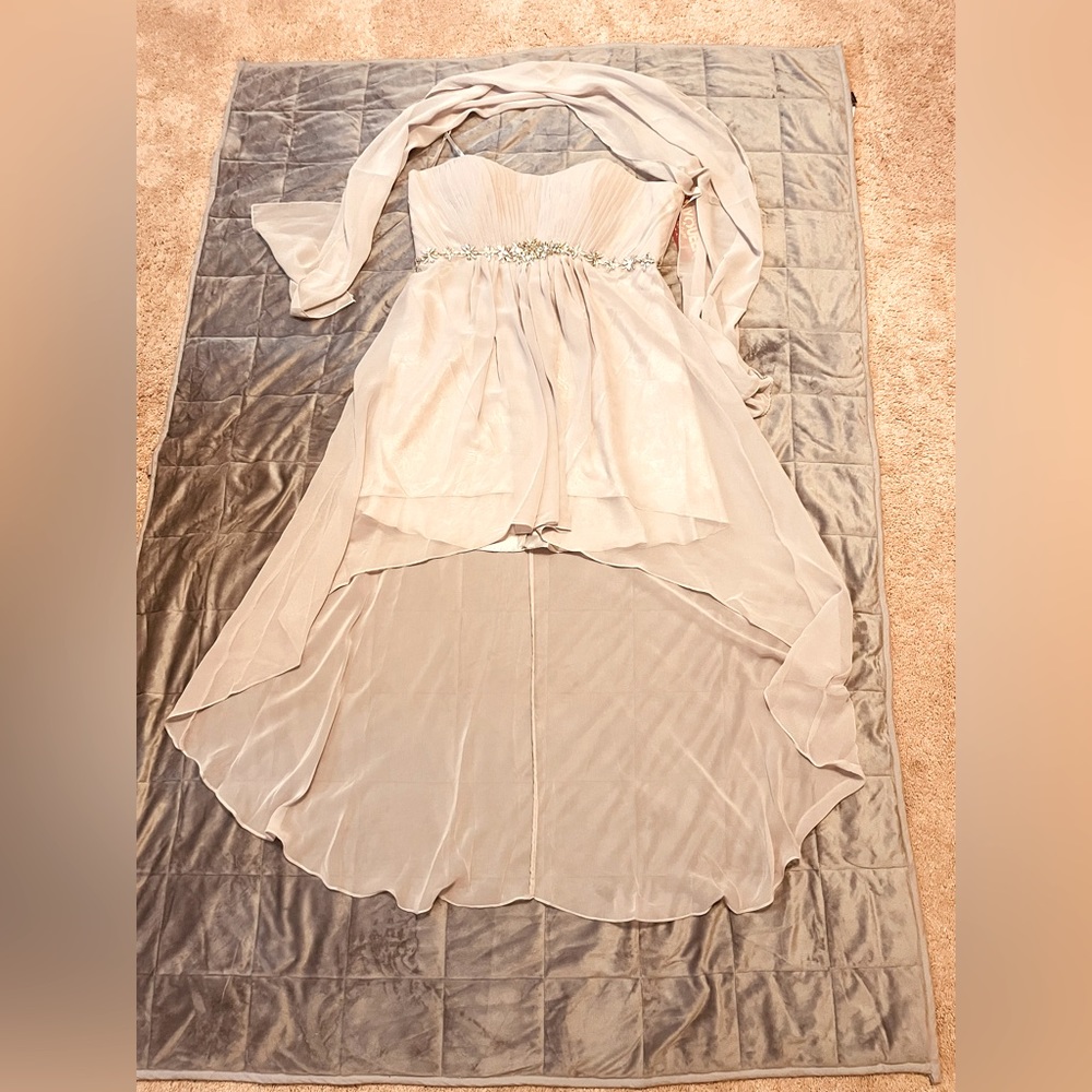 Silver Prom Dress